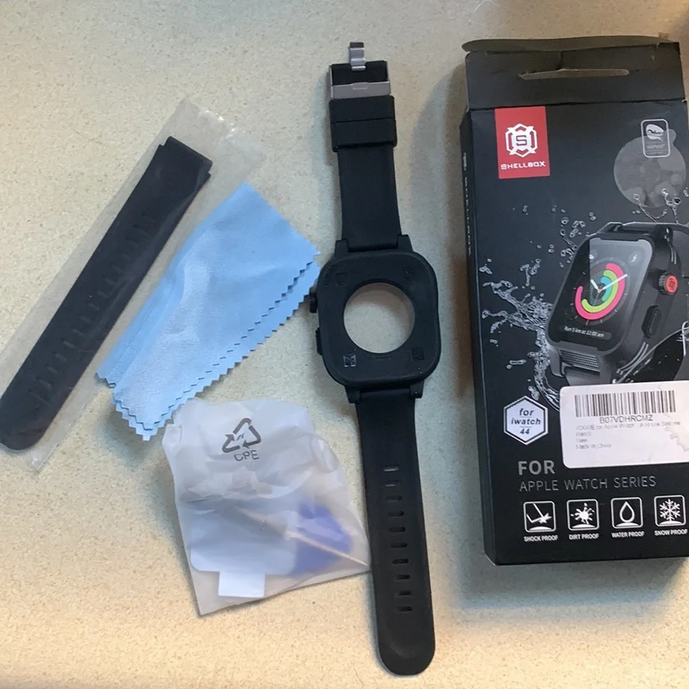 Shellbox Apple Watch 44mm shockproof screen protector case